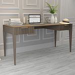 Рабочий стол коричневый с 2-мя ящиками Harper Line варинант исполнения - 2 | Loft Concept в Самаре