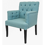 Кресло Addison Chic Armchair blue flax варинант исполнения - 3 | Loft Concept в Самаре