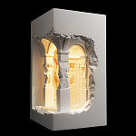 Встраиваемый в стену гипсовый светильник под покраску с колоннами и арками в античном стиле Antiquity Athena варинант исполнения - 5 | Loft Concept в Самаре