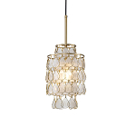 Подвесной светильник с декором из натуральной морской ракушки Iridescent Light варинант исполнения - 1 | Loft Concept в Самаре