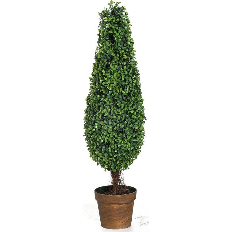 Декоративный искусственное растение Boxwood tree Зеленый Бежевый Коричневый Декоративный искусственное растение Boxwood tree Зеленый Бежевый Коричневый в Самаре | Loft Concept
