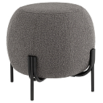 Пуф в ткани букле темно-серого цвета Pikelet варинант исполнения - 1 | Loft Concept в Самаре