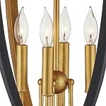 Подвесной светильник в форме фонаря чёрного цвета Black Lantern варинант исполнения - 2 | Loft Concept в Самаре