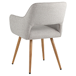 Стул в рогожке серого цвета NEASAN STOOL варинант исполнения - 4 | Loft Concept в Самаре