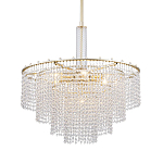 Люстра многоярусная с каскадами кристаллов Crystal Rains варинант исполнения - 1 | Loft Concept в Самаре