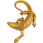Настенный декор в виде золотой ящерицы Golden Lizard  варинант исполнения - 3 | Loft Concept в Самаре