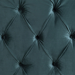 Кровать двуспальная зеленая с основанием из массива дерева с мягким изголовьем Velour Beds варинант исполнения - 2 | Loft Concept в Самаре