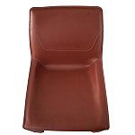 Стул коричневый из искуственной кожи на 4-х ножках Enigma Brown варинант исполнения - 3 | Loft Concept в Самаре