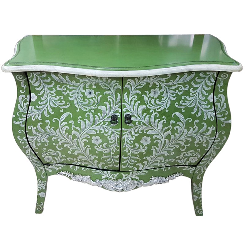 Комод White and Green Lace Зеленый Белый Комод White and Green Lace Зеленый Белый в Самаре | Loft Concept