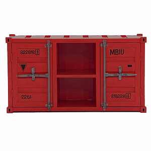 ТВ тумба Loft TV container Red