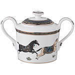 Чайный сервиз из фарфора с изображением лошадей на 6 персон 15 предметов Porcelain Horse Set  варинант исполнения - 3 | Loft Concept в Самаре