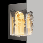 Встраиваемый в стену гипсовый светильник под покраску с колоннами и арками в античном стиле Antiquity Athena варинант исполнения - 1 | Loft Concept в Самаре