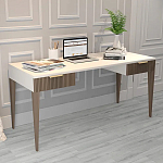 Рабочий стол с прямоугольной белой столешницей и 2-мя ящиками Harper Line варинант исполнения - 2 | Loft Concept в Самаре