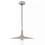 Подвесной светильник круглый в сочетании дерева и металла Space варинант исполнения - 1 | Loft Concept в Самаре