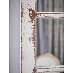 Зеркало-окно с эффектом старения в венецианском стиле Venetian White Mirror варинант исполнения - 7 | Loft Concept в Самаре