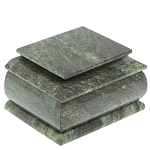 Шкатулка с зеркалом из натурального камня змеевик Stone Casket варинант исполнения - 2 | Loft Concept в Самаре