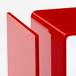 Дизайнерский кофейный стол Poltronova T01 Red Coffee Table варинант исполнения - 7 | Loft Concept в Самаре