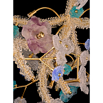 Люстра круглая с цветочным декором Miscellaneous herbs варинант исполнения - 2 | Loft Concept в Самаре