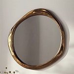 Зеркало в ассиметричной золотой раме Mirror of Aragorn варинант исполнения - 1 | Loft Concept в Самаре