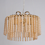 Люстра с подвесными рифлеными стеклянными трубками Nembus варинант исполнения - 4 | Loft Concept в Самаре