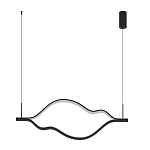 Подвесной светильник волнообразный изогнутый на двух тросах 123 см Spiral Lighting варинант исполнения - 4 | Loft Concept в Самаре