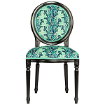 Стул из натурального бука Ikat Pattern бирюзовый варинант исполнения - 1 | Loft Concept в Самаре