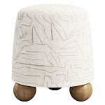 Пуф Wakonda ножки с деревянными шариками  варинант исполнения - 1 | Loft Concept в Самаре