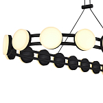 Люстра овальная с круглыми светодиодными источниками света Maxine Light варинант исполнения - 12 | Loft Concept в Самаре