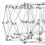 Люстра с тонкой металлической конструкцией цвета хром Quasar варинант исполнения - 4 | Loft Concept в Самаре