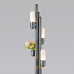 Торшер светодиодный с серым металлическим каркасом Generosity варинант исполнения - 2 | Loft Concept в Самаре