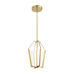  Подвесной светильник золотого цвета в форме фонаря Kichler варинант исполнения - 1 | Loft Concept в Самаре