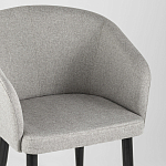 Мягкое кресло на металлических ножках Shaggy Grey варинант исполнения - 6 | Loft Concept в Самаре