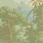 Обои ручная роспись Le Brésil Pastel варинант исполнения - 2 | Loft Concept в Самаре