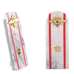 Сувенир Погон МВД из натурального камня мрамор Souvenir Epaulets варинант исполнения - 5 | Loft Concept в Самаре