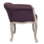 Кресло низкое в стиле прованс Louis French Armchair violet flax варинант исполнения - 1 | Loft Concept в Самаре