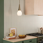 Подвесной светильник каплевидной формы с комбинированным плафоном из стали и белого матового стекла Kichler варинант исполнения - 15 | Loft Concept в Самаре