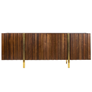 Комод с мраморной столешницей Walnut Veneer