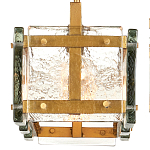 Люстра прямоугольная из толстого литого стекла Cast Glass варинант исполнения - 4 | Loft Concept в Самаре