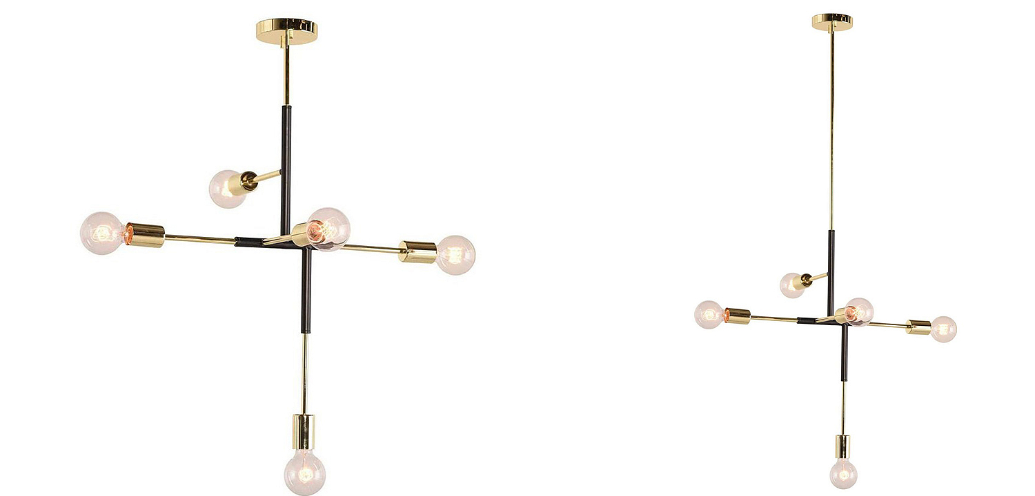 Люстра Atomium Chandelier black Люстра Atomium Chandelier black - Loft-Concept в Самаре