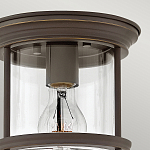 Потолочный светильник для ванных комнат со стеклянным плафоном и одной лампой Hinkley варинант исполнения - 10 | Loft Concept в Самаре