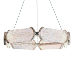 Люстра кольцевая с текстурным природным рисунком IceFlame варинант исполнения - 9 | Loft Concept в Самаре