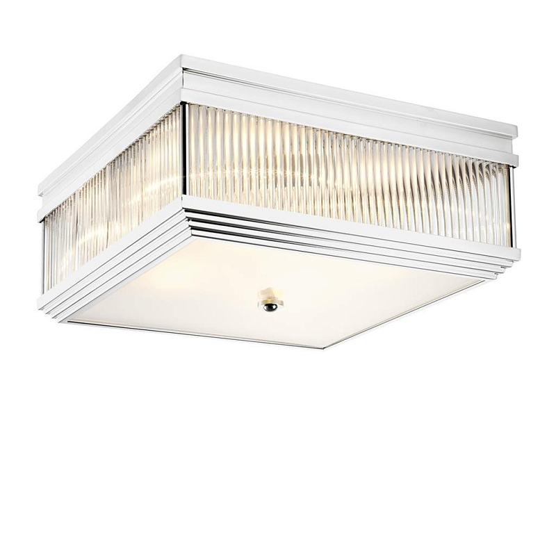 Потолочный светильник Ceiling Lamp Marly Nickel Никель Прозрачное Стекло Потолочный светильник Ceiling Lamp Marly Nickel Никель Прозрачное Стекло в Самаре | Loft Concept