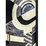 Буфет в гостиную с инкрустацией  Bone Inlay sideboard - 2 doors варинант исполнения - 4 | Loft Concept в Самаре