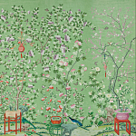 Обои ручная роспись Belvoir Pistachio варинант исполнения - 2 | Loft Concept в Самаре