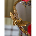 Ваза со стрекозой из фарфора с бронзовыми элементами Paradise Dragonfly варинант исполнения - 6 | Loft Concept в Самаре