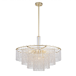 Люстра многоярусная с каскадами кристаллов Crystal Rains варинант исполнения - 3 | Loft Concept в Самаре