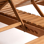 Шезлонг двухместный из эвкалипта Sunset варинант исполнения - 6 | Loft Concept в Самаре