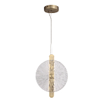 Подвесной светильник с круглым стеклянным плафоном Gingham варинант исполнения - 4 | Loft Concept в Самаре