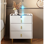 Умная прикроватная тумбочка c зарядкой для телефона Smart Furniture варинант исполнения - 2 | Loft Concept в Самаре