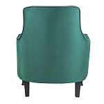 Кресло с мягкой обивкой из велюра на 4-х ножках из массива березы Scarlett Armchair green варинант исполнения - 3 | Loft Concept в Самаре